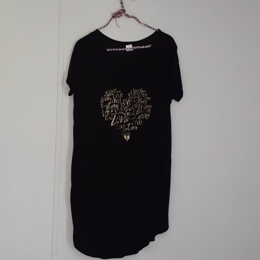 Long Black Shirt/Dress
